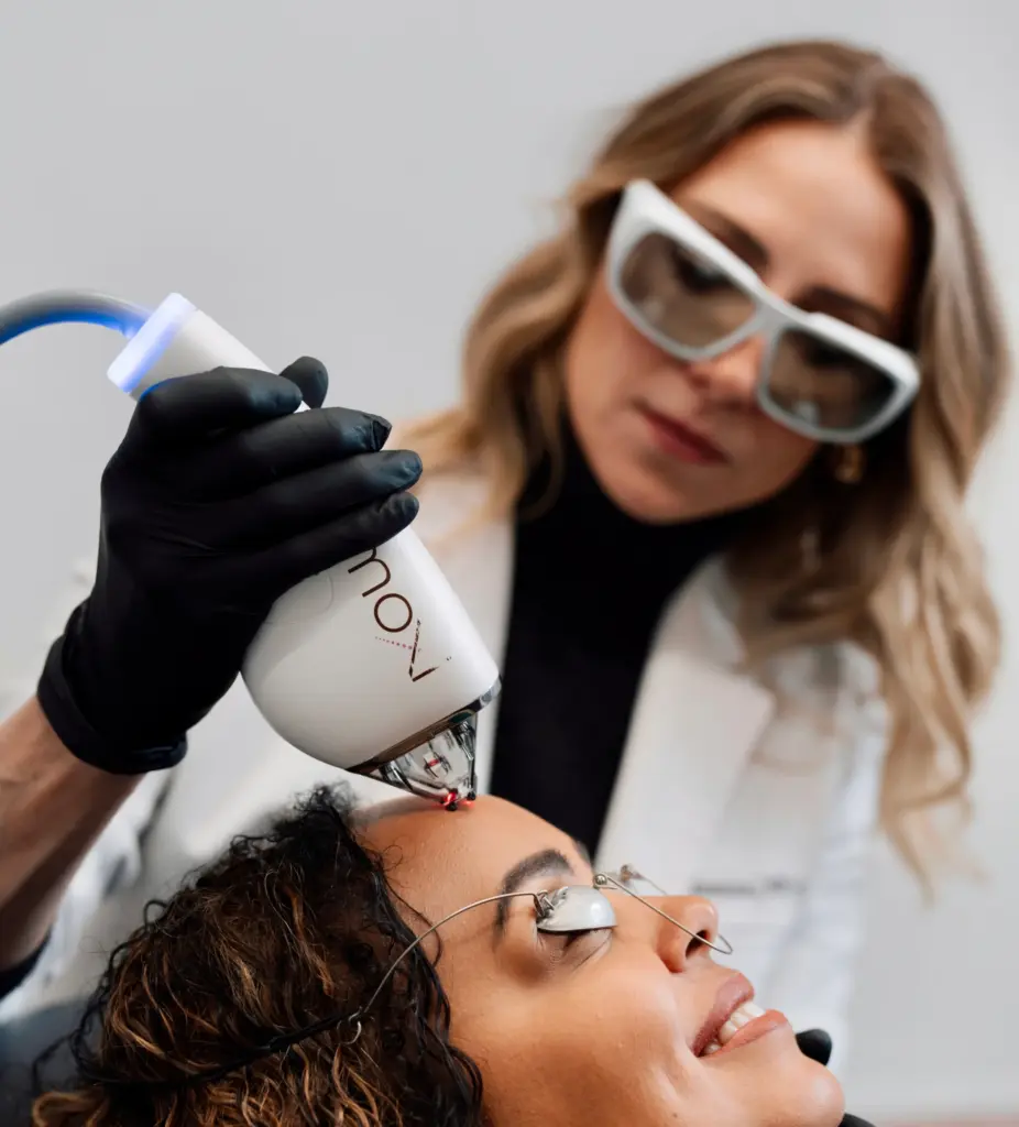 Client is getting BBL Hero treatment at Ritual by Tracy Holzman NP-C in Washington DC